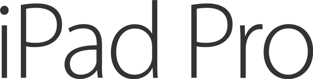 IPad Pro logotype, transparent .png, medium, large