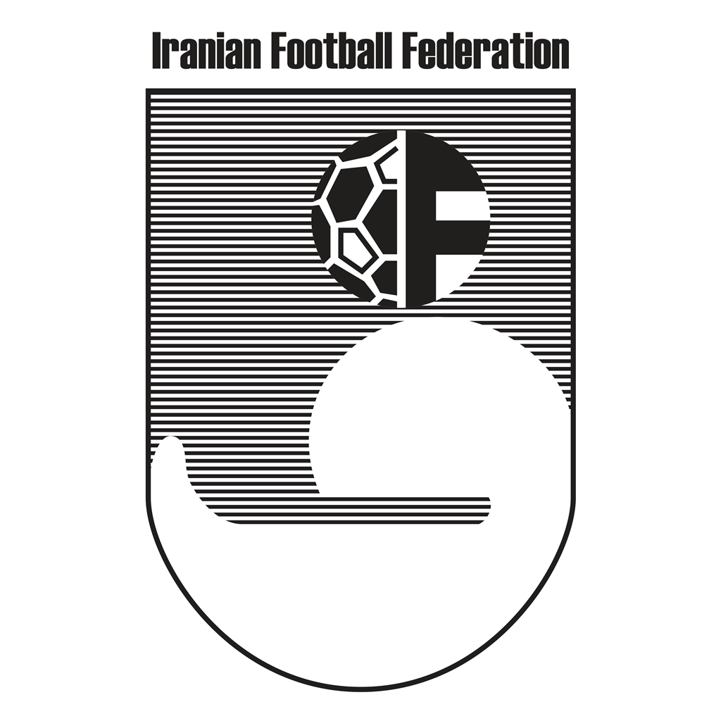 Iran Football Federation logotype, transparent .png, medium, large