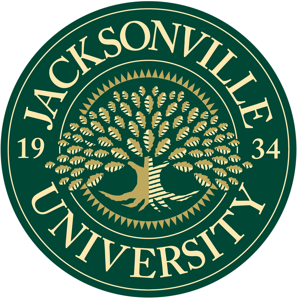 Jacksonville University logotype, transparent .png, medium, large