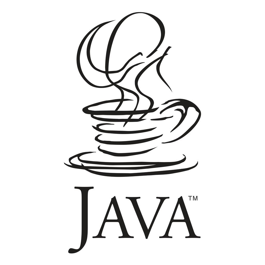 Java logotype, transparent .png, medium, large