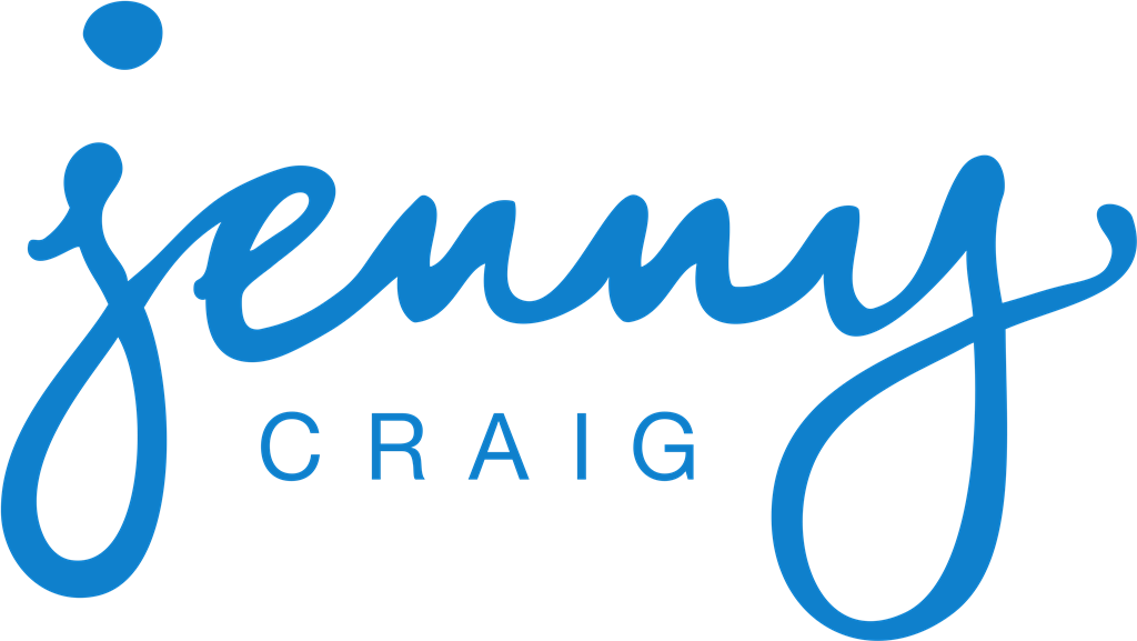 Jenny Craig logotype, transparent .png, medium, large
