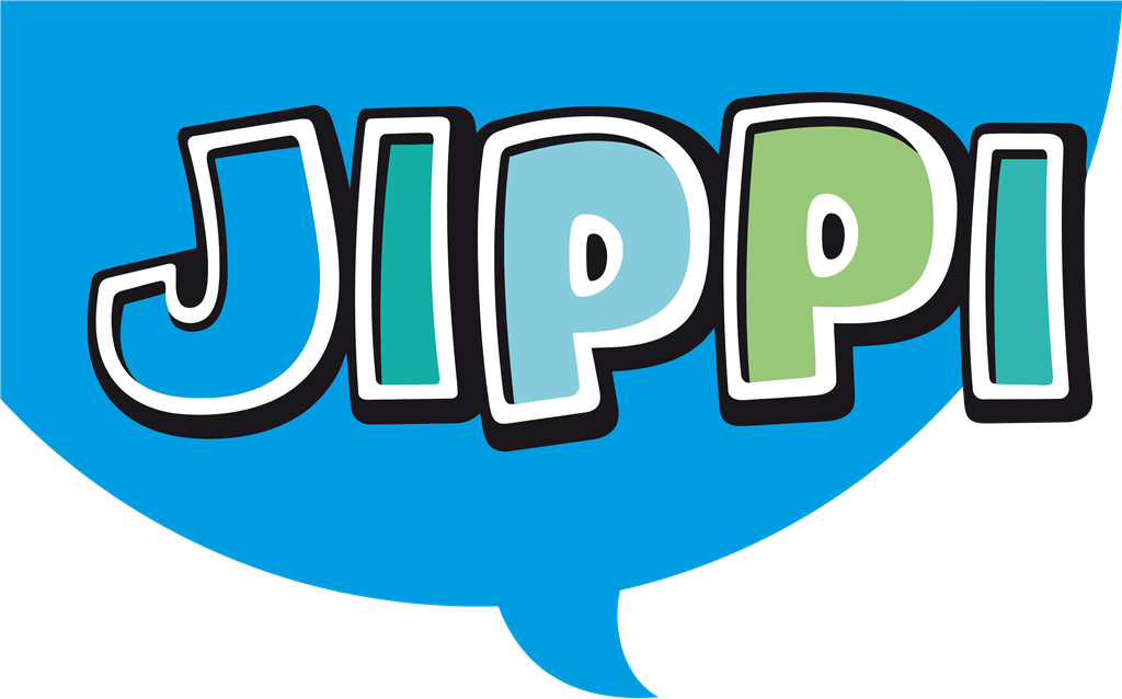 Jippi logotype, transparent .png, medium, large