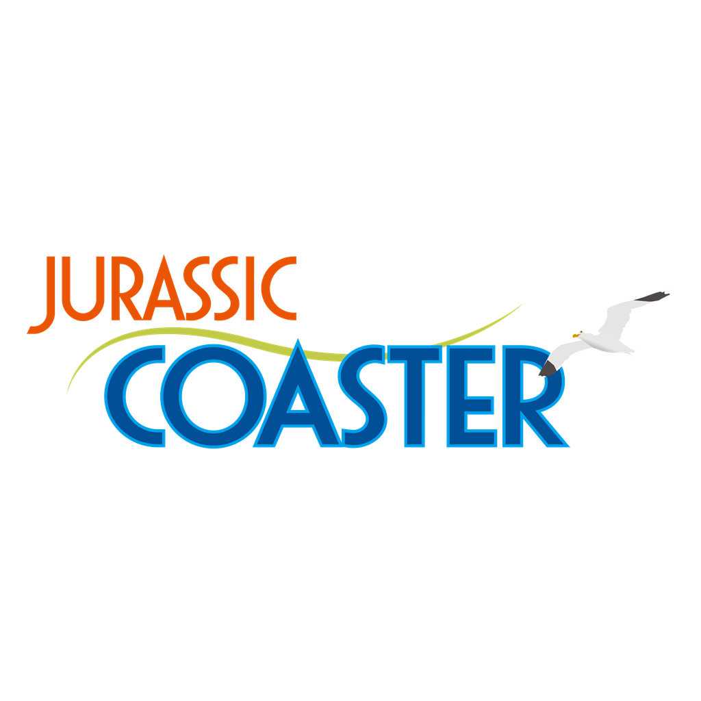 Jurassic Coast logotype, transparent .png, medium, large