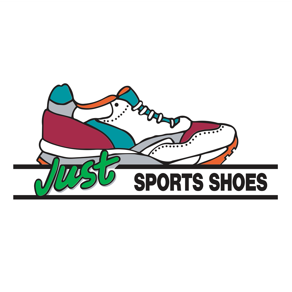 Just Sport Shoes logotype, transparent .png, medium, large