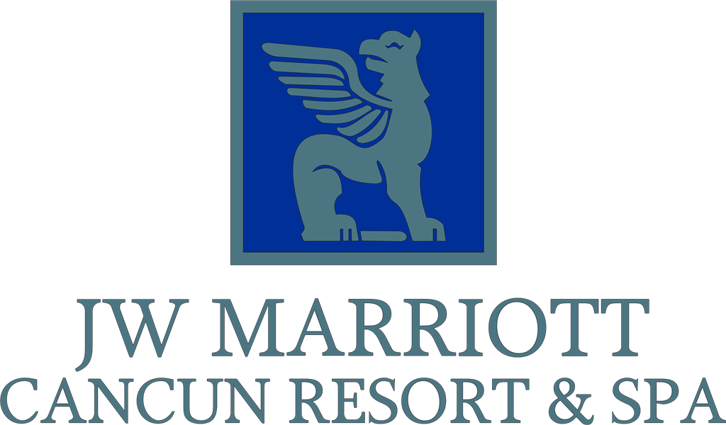 JW Marriott Cancun logotype, transparent .png, medium, large