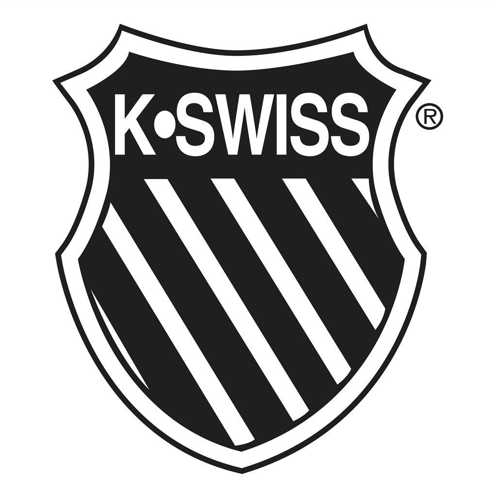 K-Swiss logotype, transparent .png, medium, large