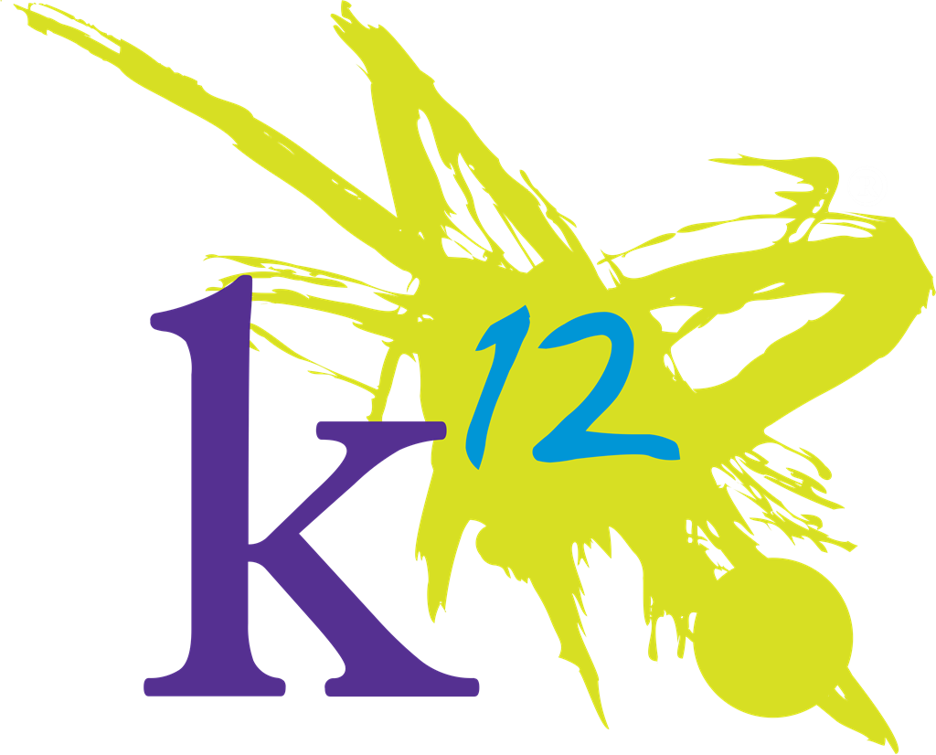 K12 logotype, transparent .png, medium, large