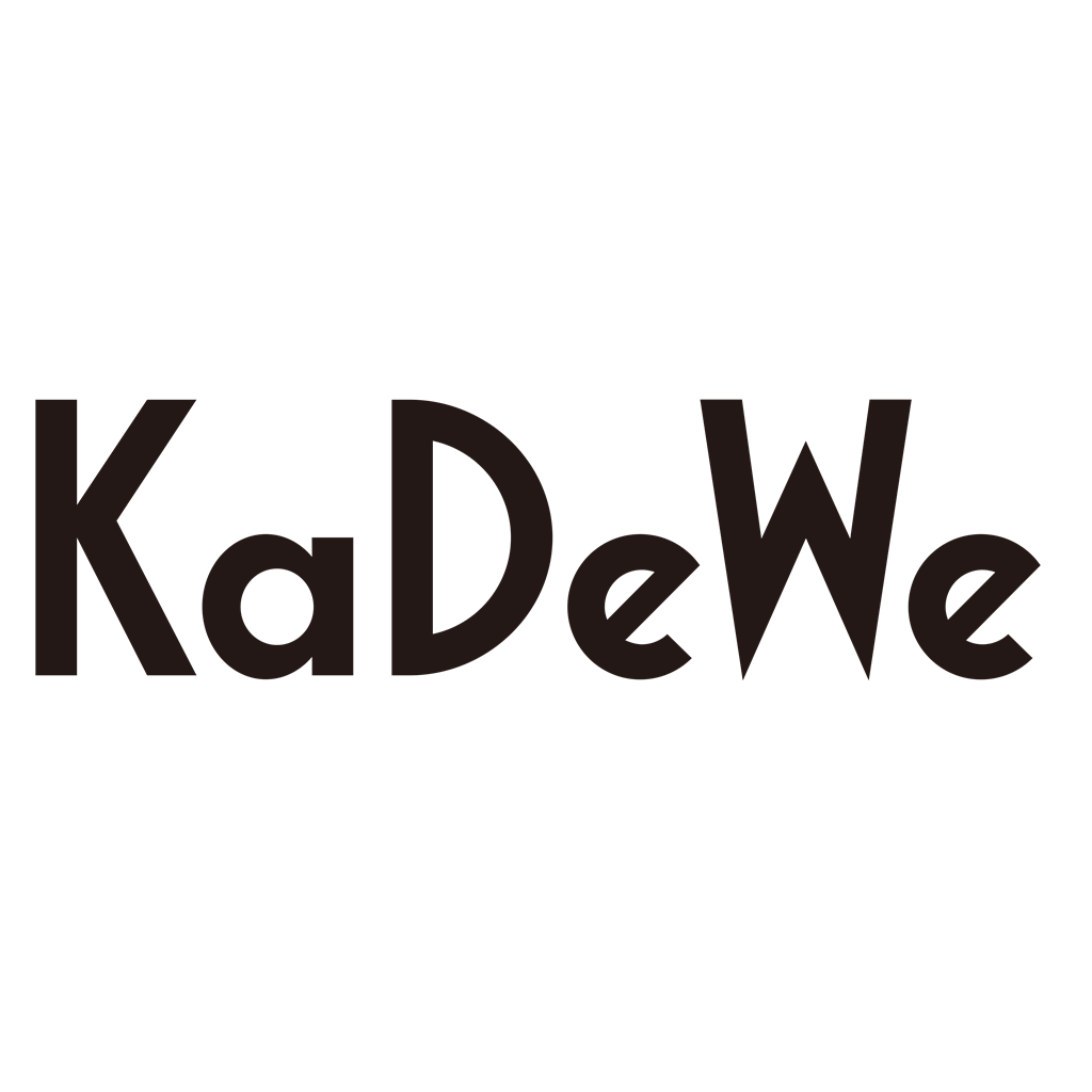 KaDeWe logotype, transparent .png, medium, large