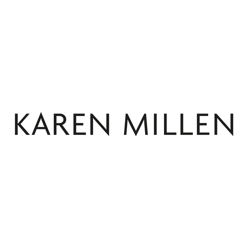 Karen Millen logotype, transparent .png, medium, large