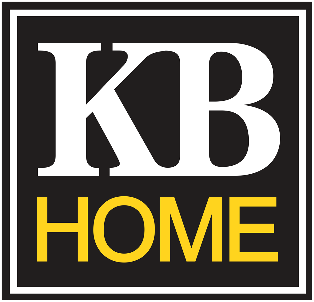 KB Home logotype, transparent .png, medium, large