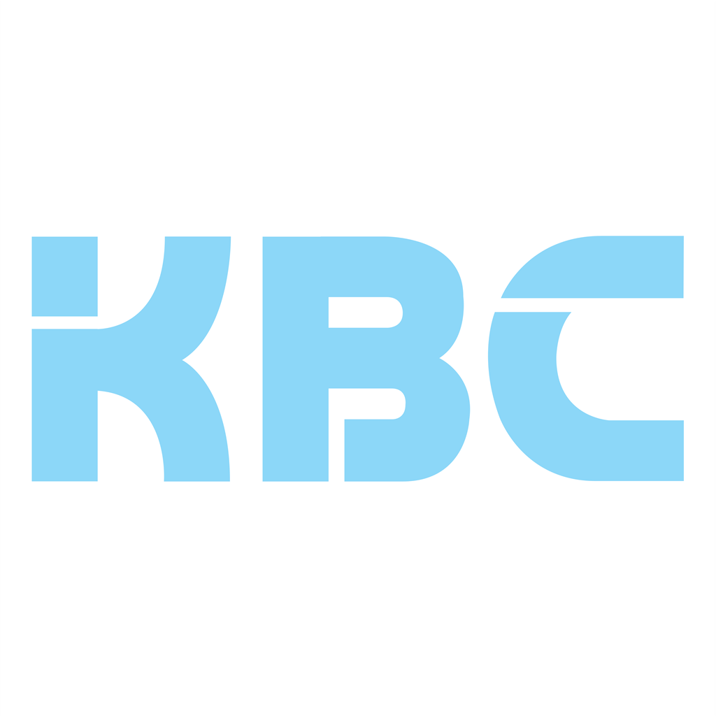 KBC logotype, transparent .png, medium, large