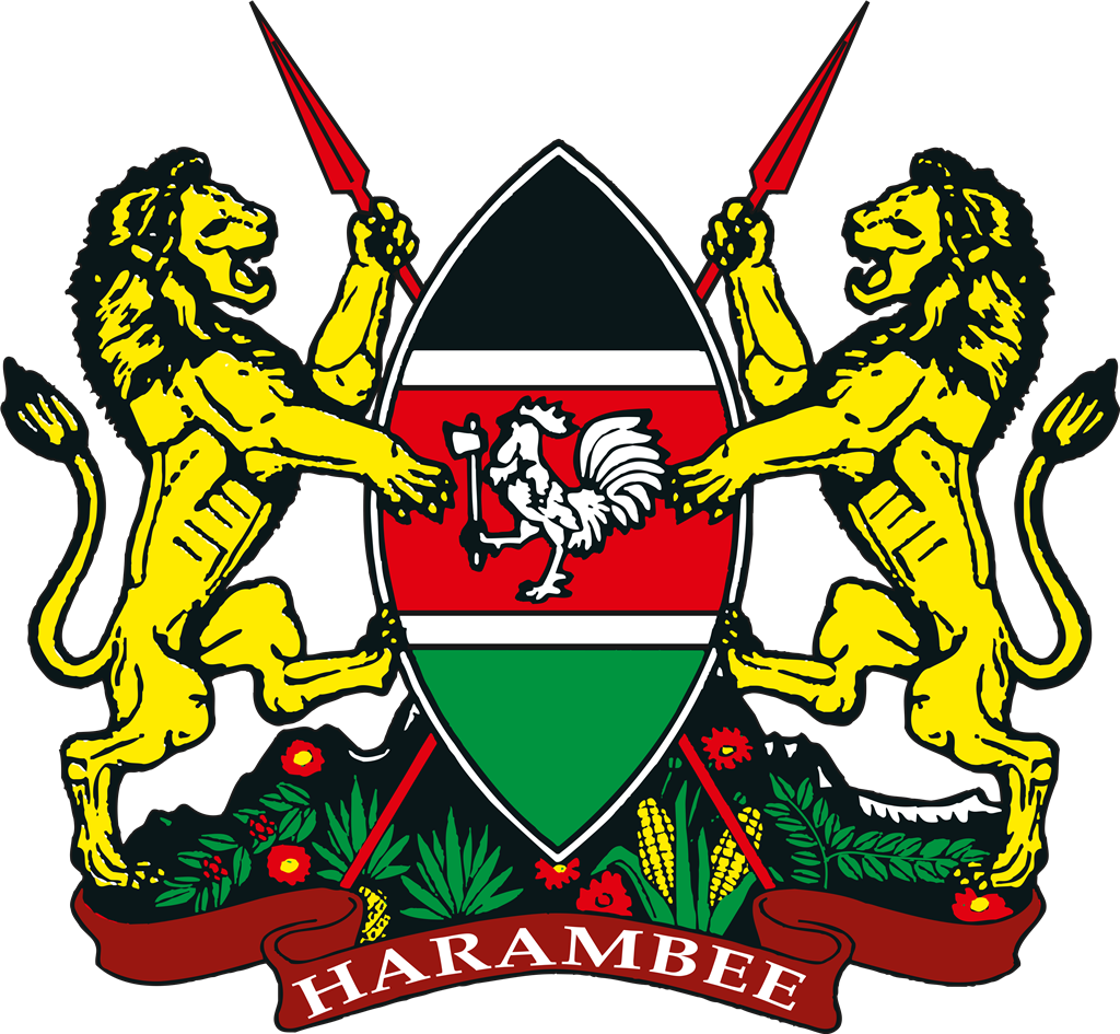 Kenya logotype, transparent .png, medium, large