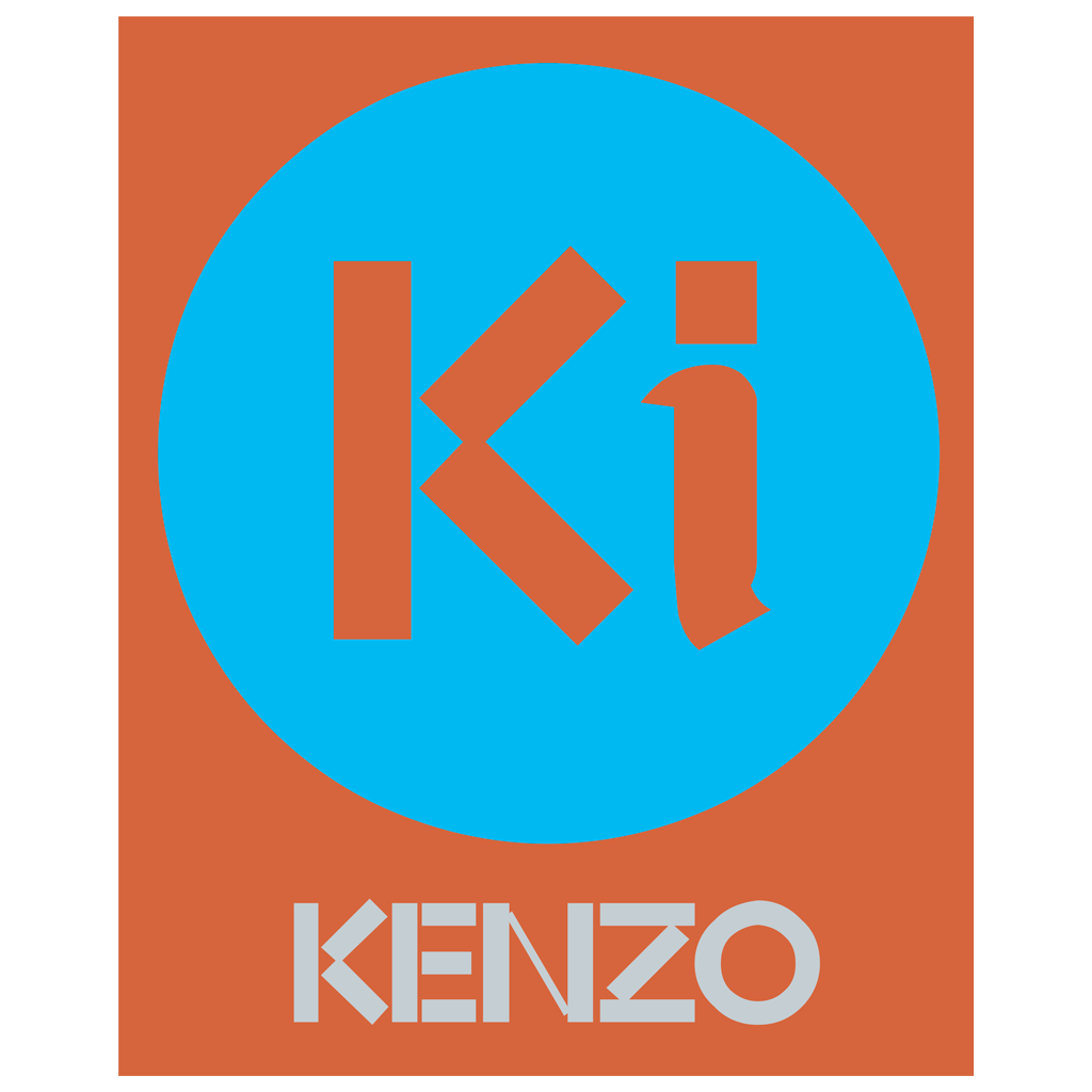 Kenzo Ki logotype, transparent .png, medium, large