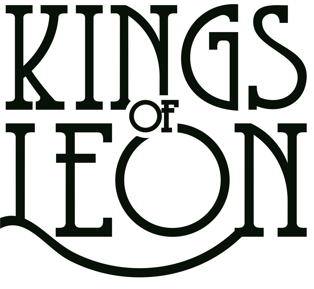 Kings of Leon logotype, transparent .png, medium, large