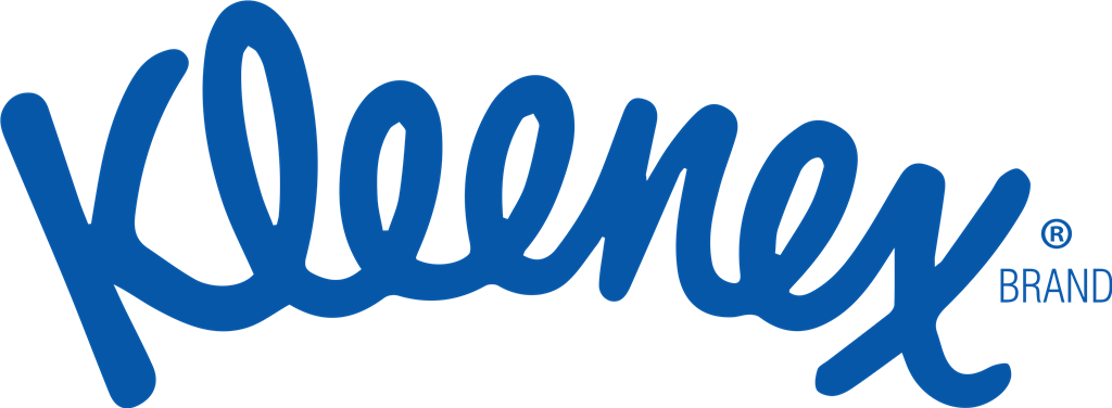 Kleenex logotype, transparent .png, medium, large
