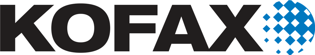 Kofax logotype, transparent .png, medium, large