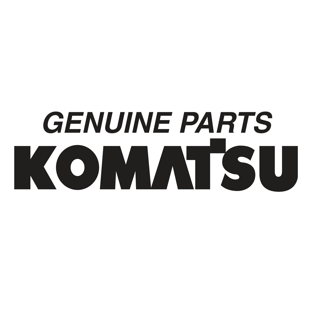 Komatsu logotype, transparent .png, medium, large