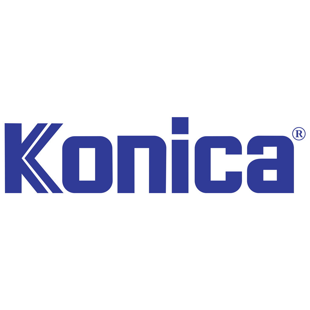 Konica logotype, transparent .png, medium, large