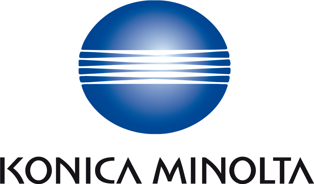 Konica Minolta logotype, transparent .png, medium, large