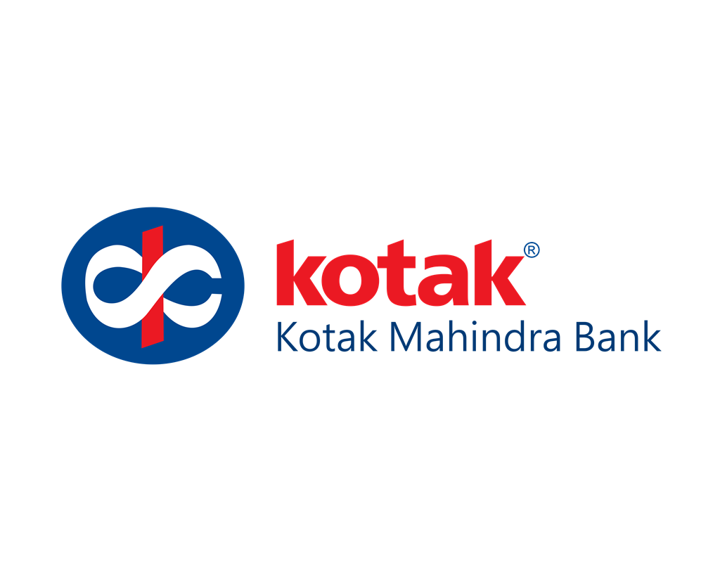 Kotak Mahindra Bank logotype, transparent .png, medium, large