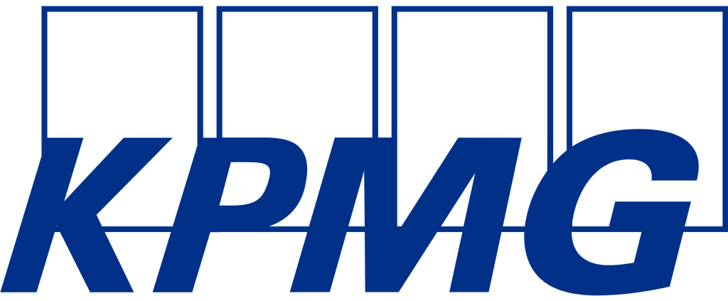 KPMG logotype, transparent .png, medium, large