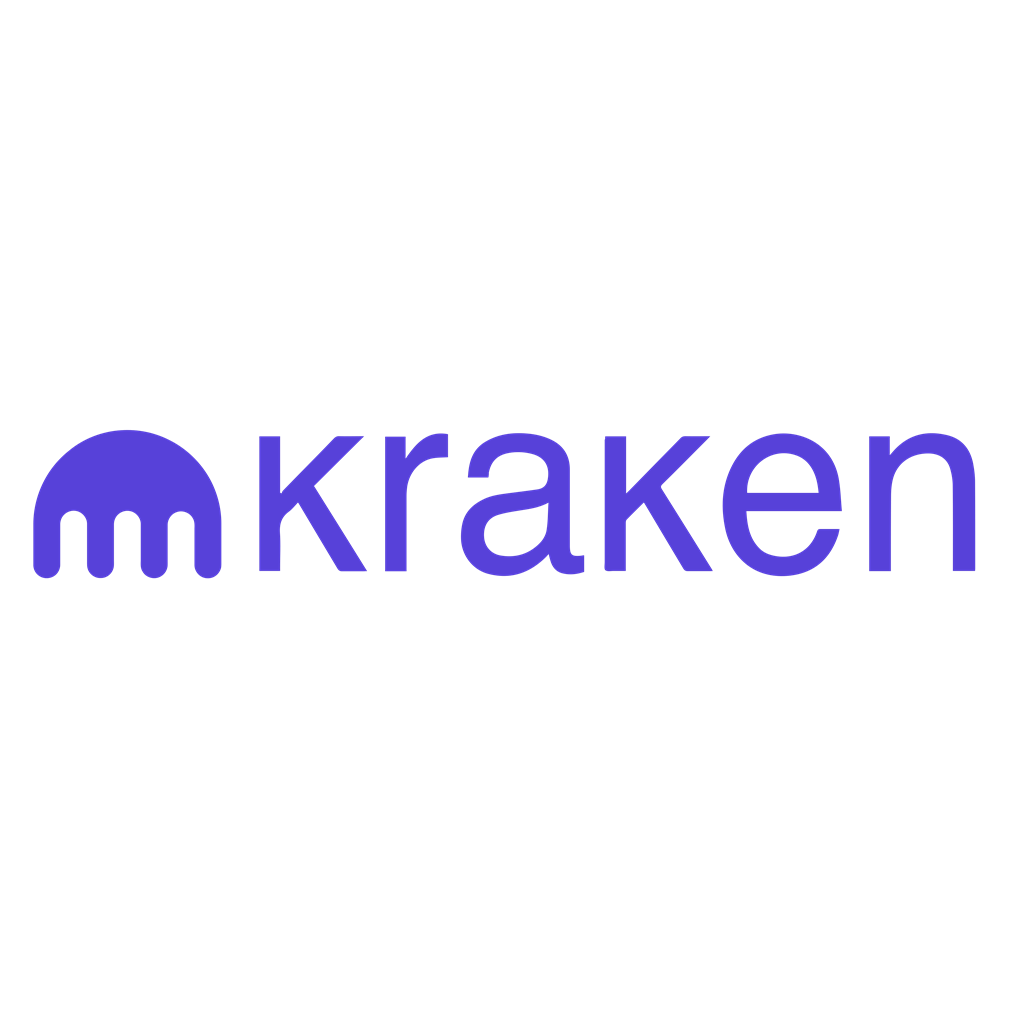Kraken logotype, transparent .png, medium, large