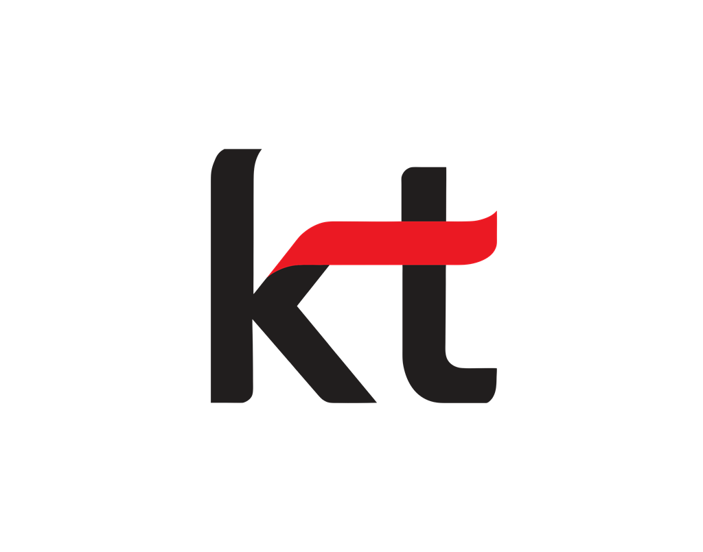 KT Corporation logotype, transparent .png, medium, large
