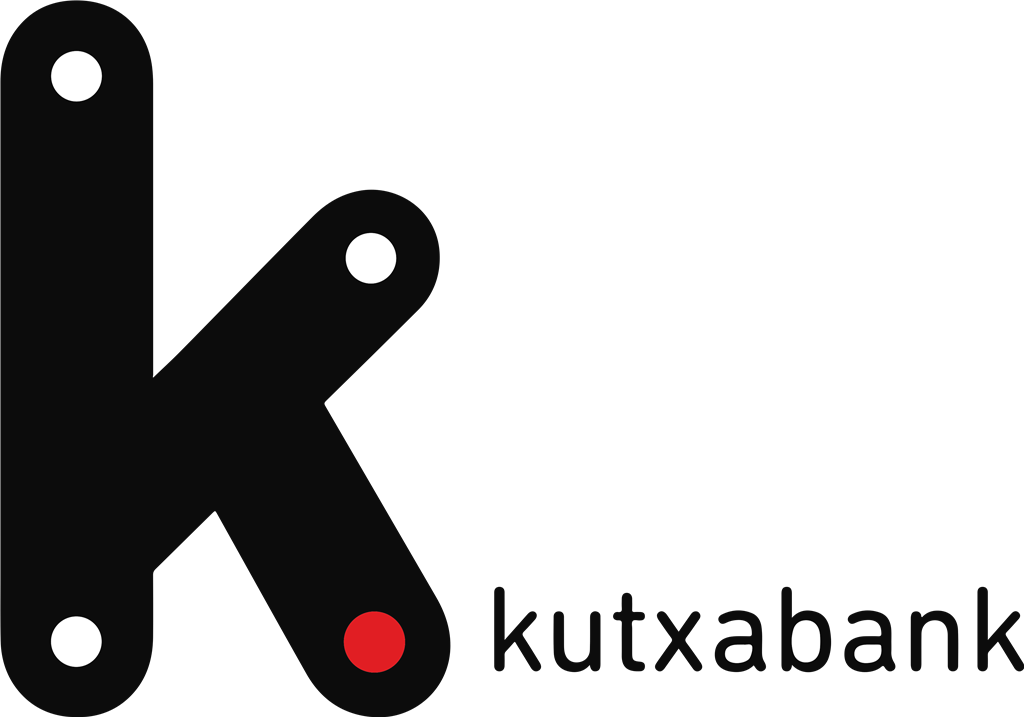 Kutxabank logotype, transparent .png, medium, large