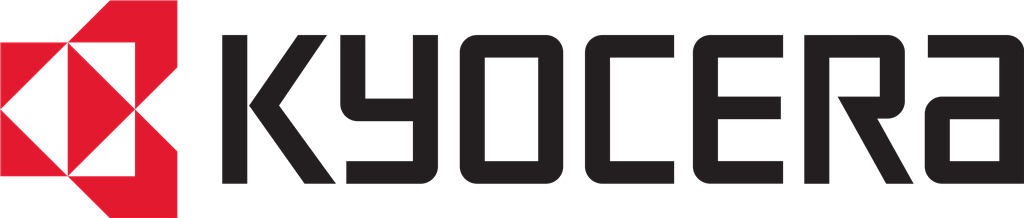 Kyocera logotype, transparent .png, medium, large