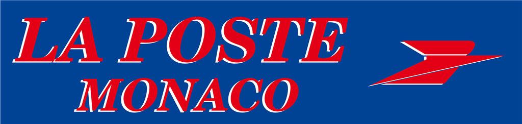 La Poste de Monaco logotype, transparent .png, medium, large
