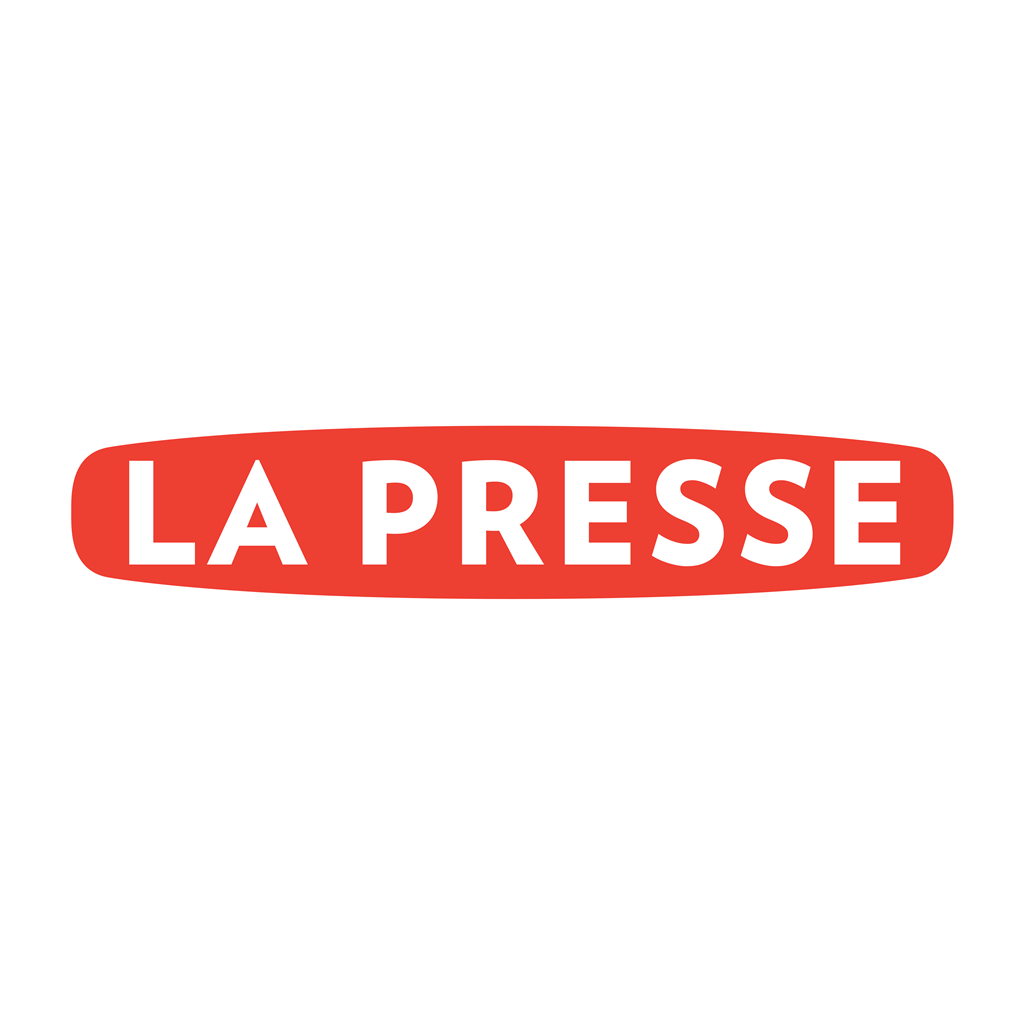 La Presse logotype, transparent .png, medium, large