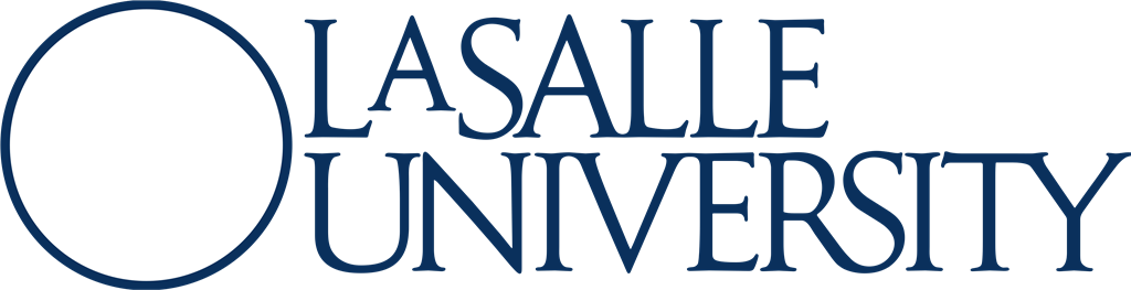 La Salle University logotype, transparent .png, medium, large