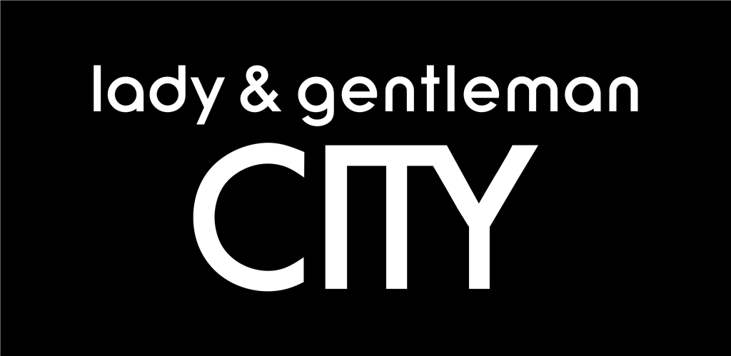 Lady & Gentleman City logotype, transparent .png, medium, large