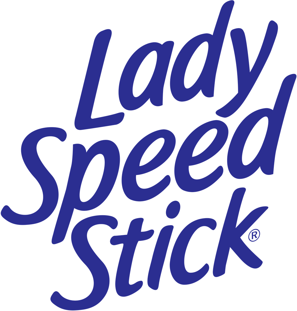 Lady Speed Stick logotype, transparent .png, medium, large