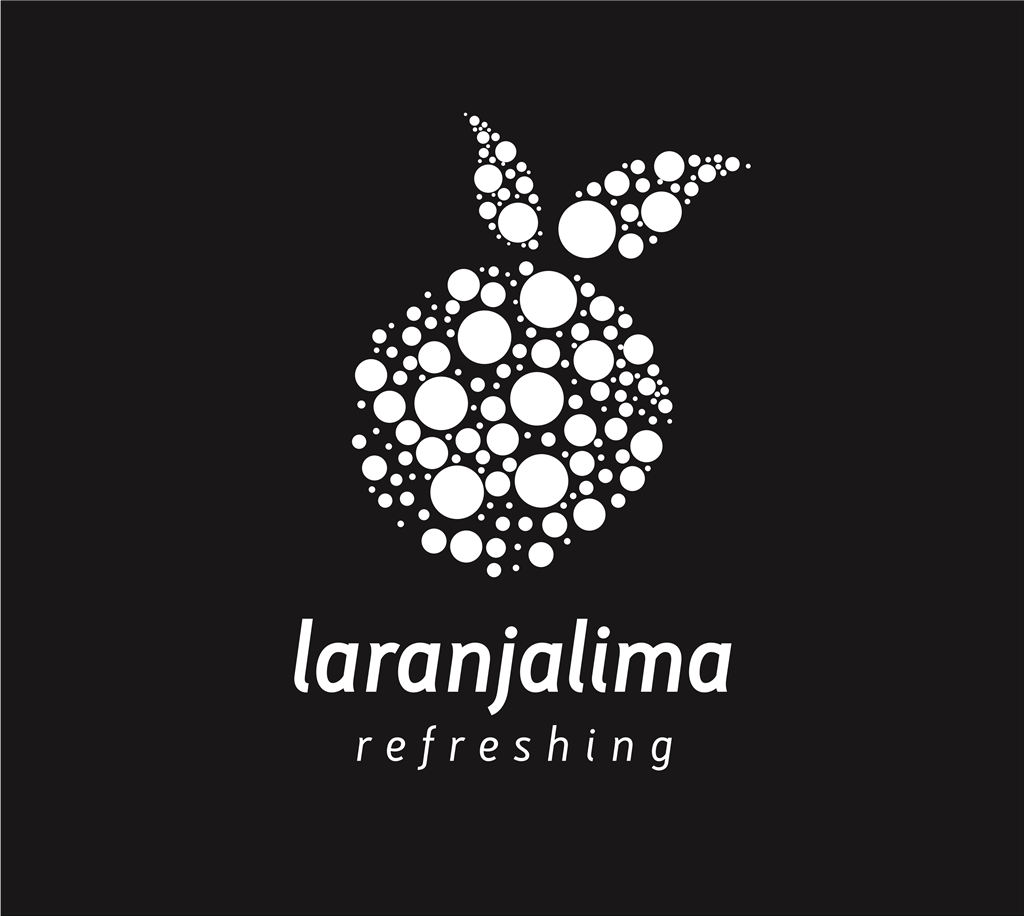 Laranjalima Refreshing logotype, transparent .png, medium, large