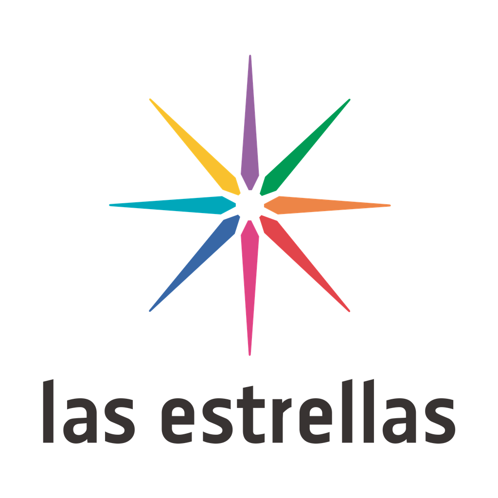 Las Estrellas logotype, transparent .png, medium, large