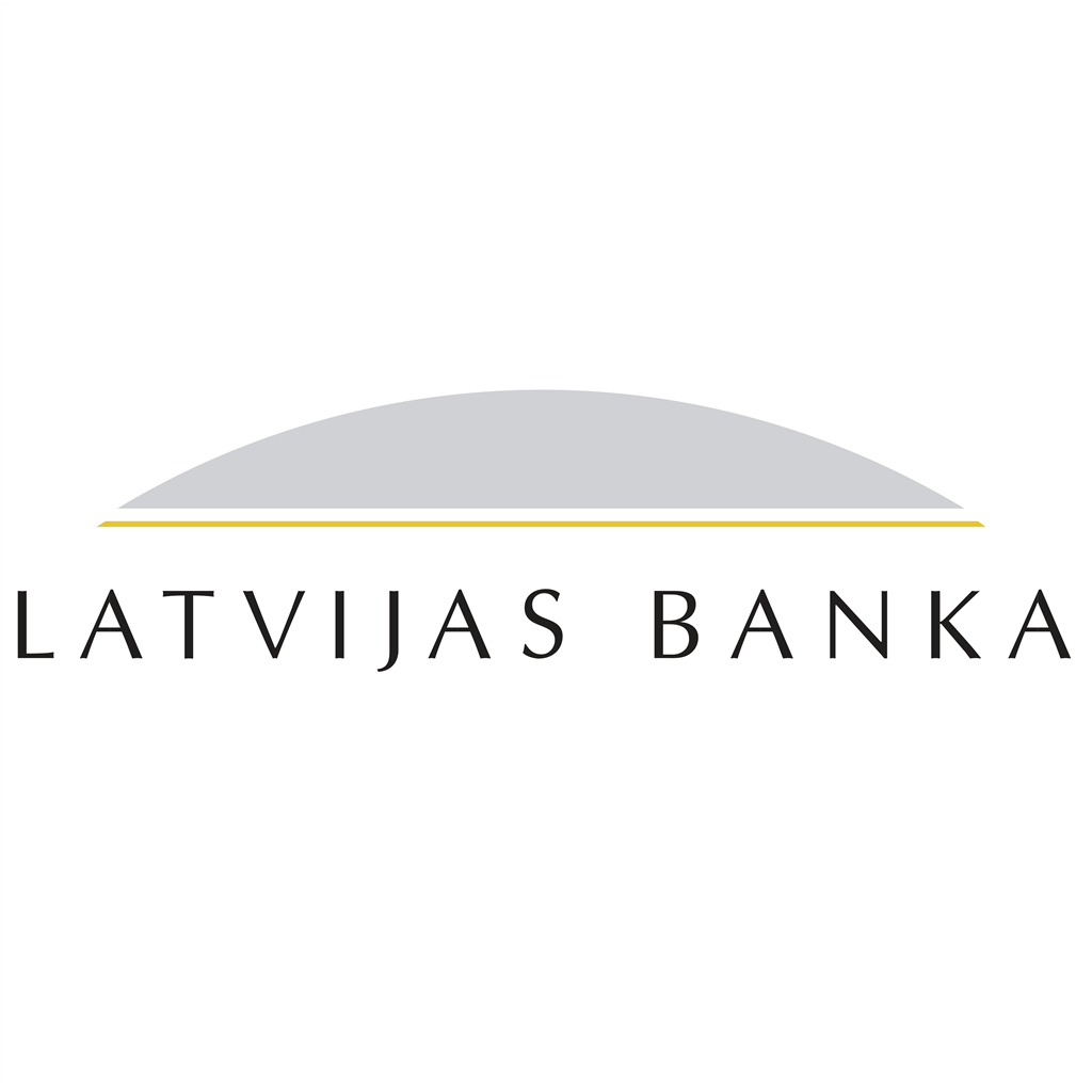 Latvijas Banka logotype, transparent .png, medium, large