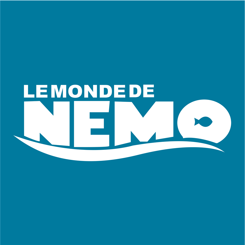 Le Monde de Nemo logotype, transparent .png, medium, large