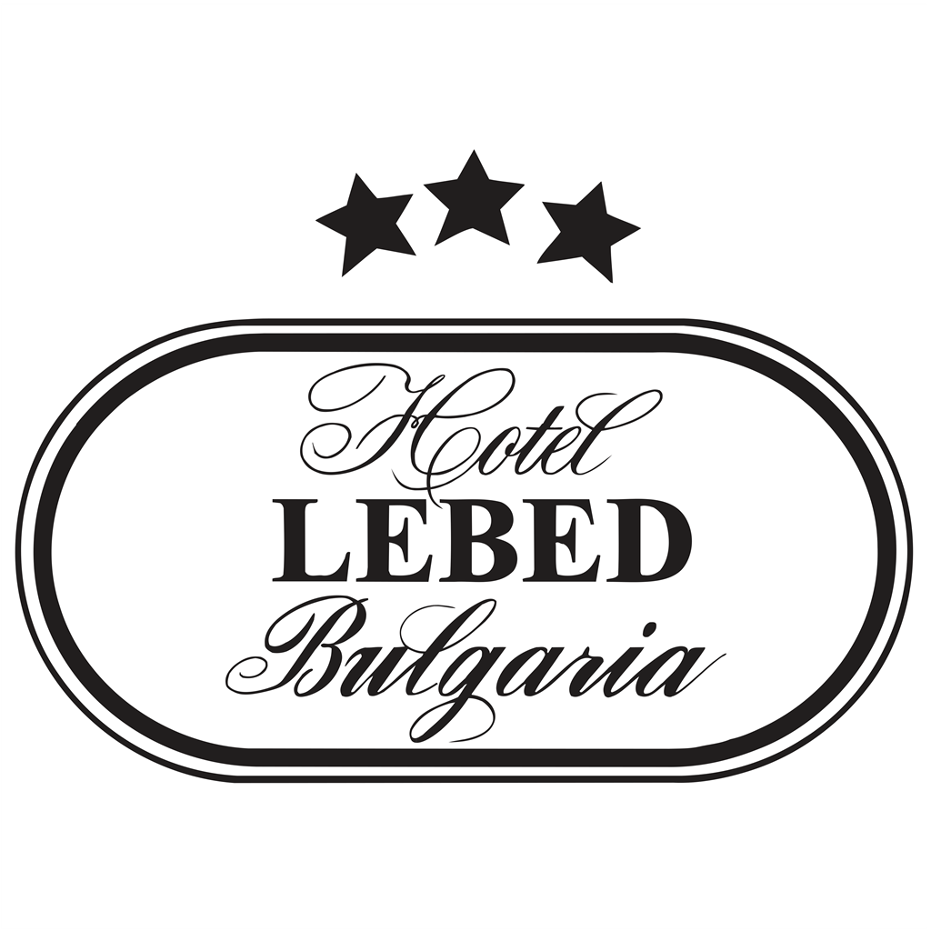 Lebed Hotel logotype, transparent .png, medium, large