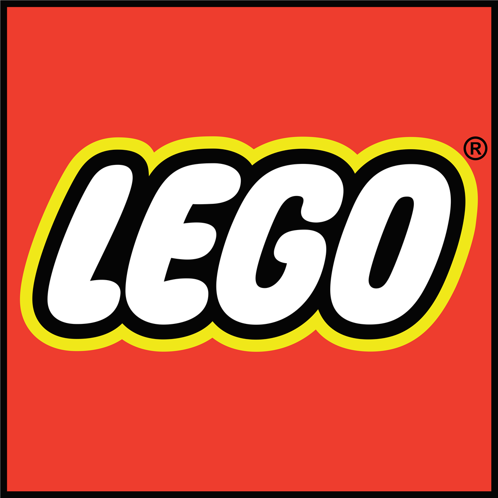 Lego logotype, transparent .png, medium, large