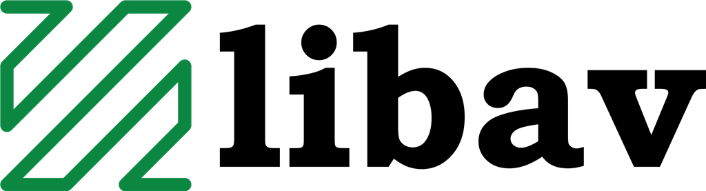 Libav logotype, transparent .png, medium, large