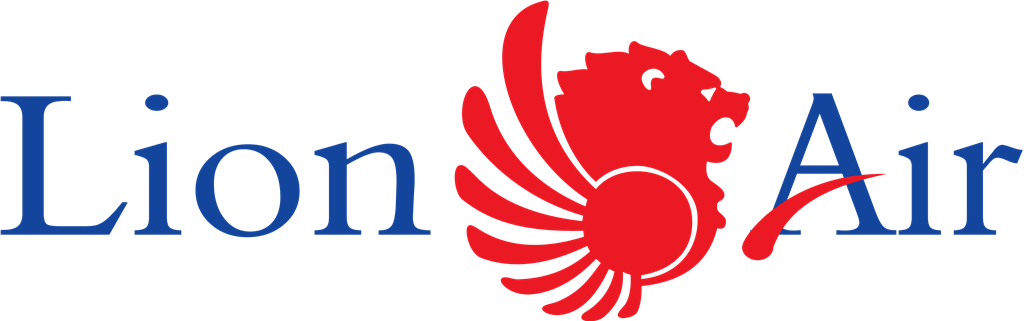 Lion Air logotype, transparent .png, medium, large