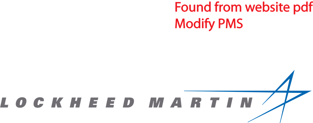 Lockheed Martin logotype, transparent .png, medium, large