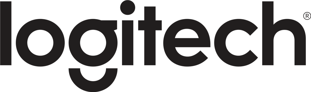 Logitech logotype, transparent .png, medium, large