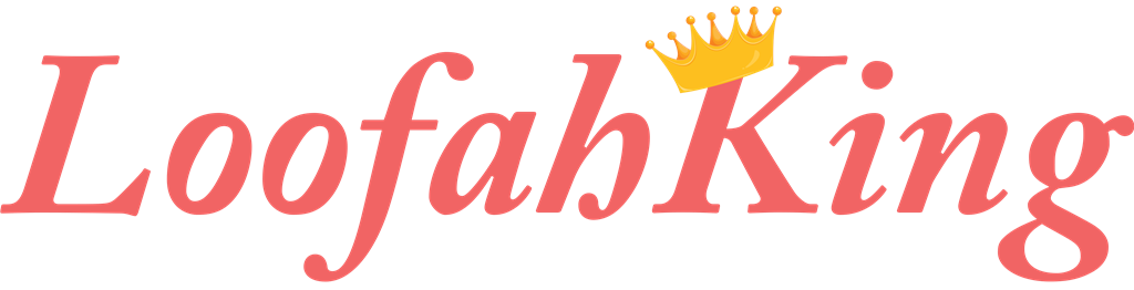 Loofah King logotype, transparent .png, medium, large