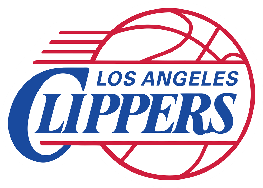 Los Angeles Clippers logotype, transparent .png, medium, large