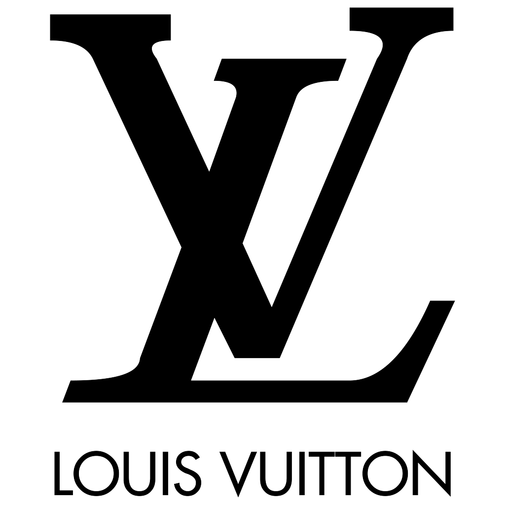 Louis Vuitton logotype, transparent .png, medium, large