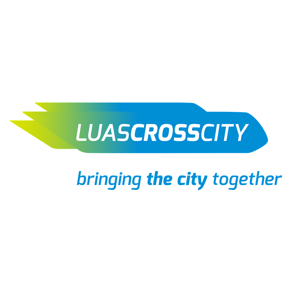 Luas Cross City logotype, transparent .png, medium, large