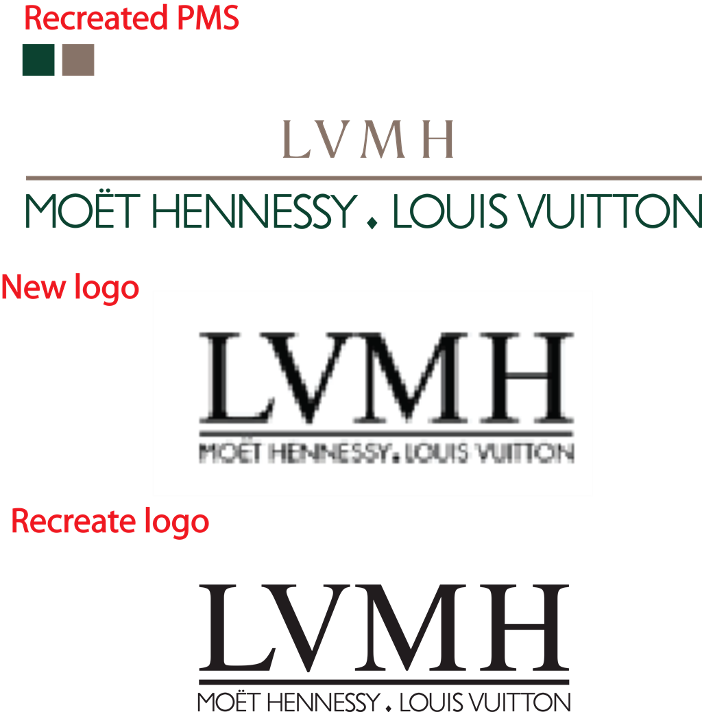 LVMH logotype, transparent .png, medium, large