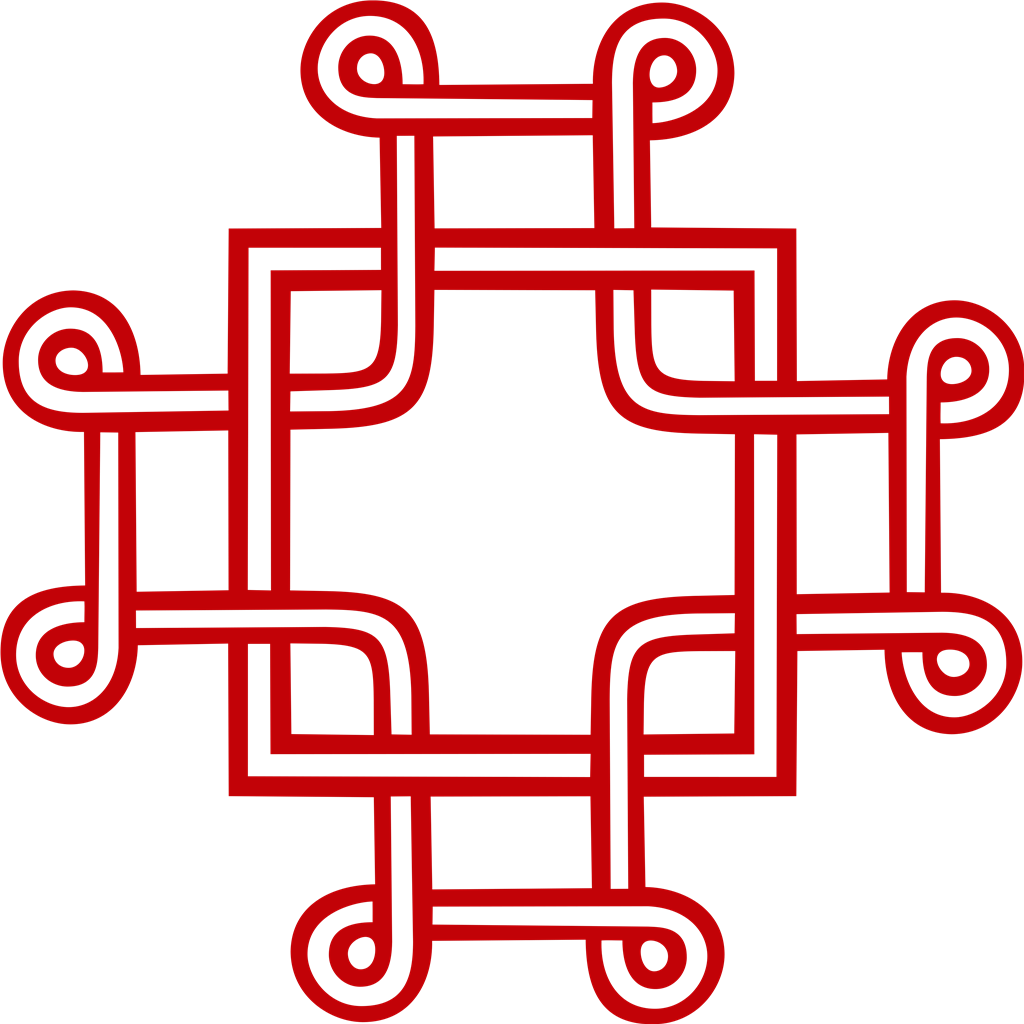 Macedonian Cross logotype, transparent .png, medium, large